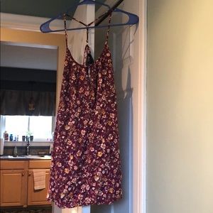 Flowery boho dress